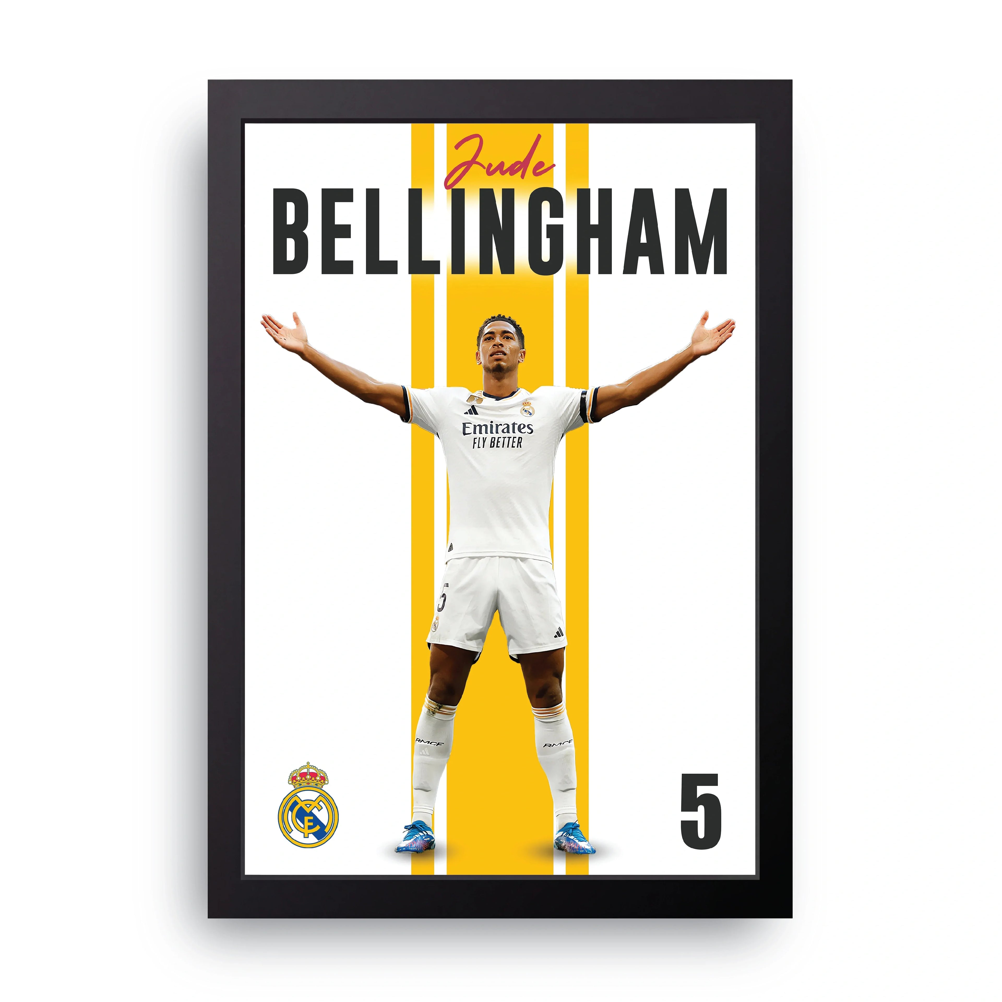 Jude Bellingham framed wall art print — HIBR