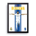 Karim Benzema framed wall art print — HIBR