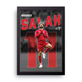 Mohamed Salah framed wall art print — HIBR