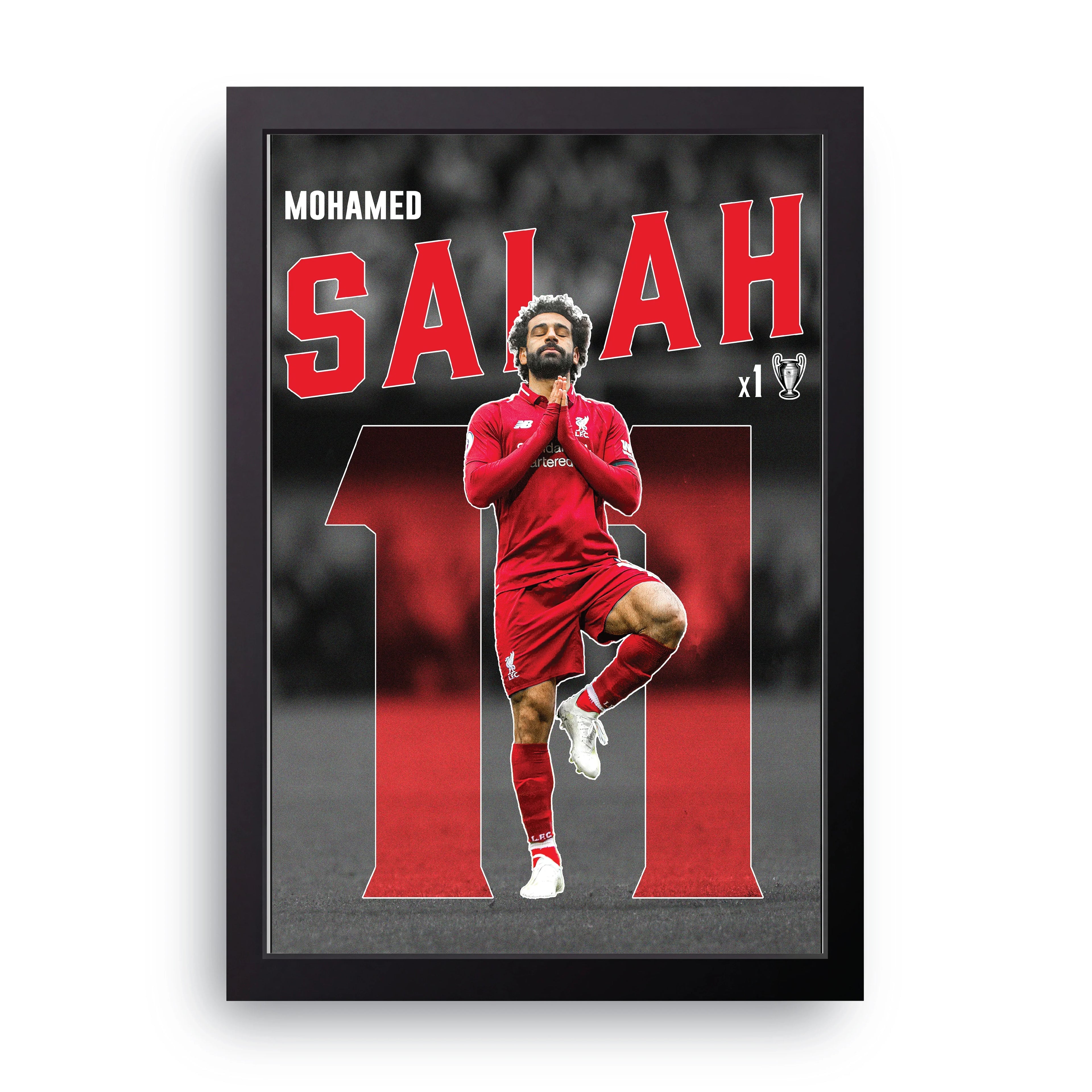 Mohamed Salah framed wall art print — HIBR