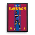 Robert Lewandowski framed wall art print — HIBR