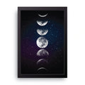 Moon Phases framed wall art print — HIBR