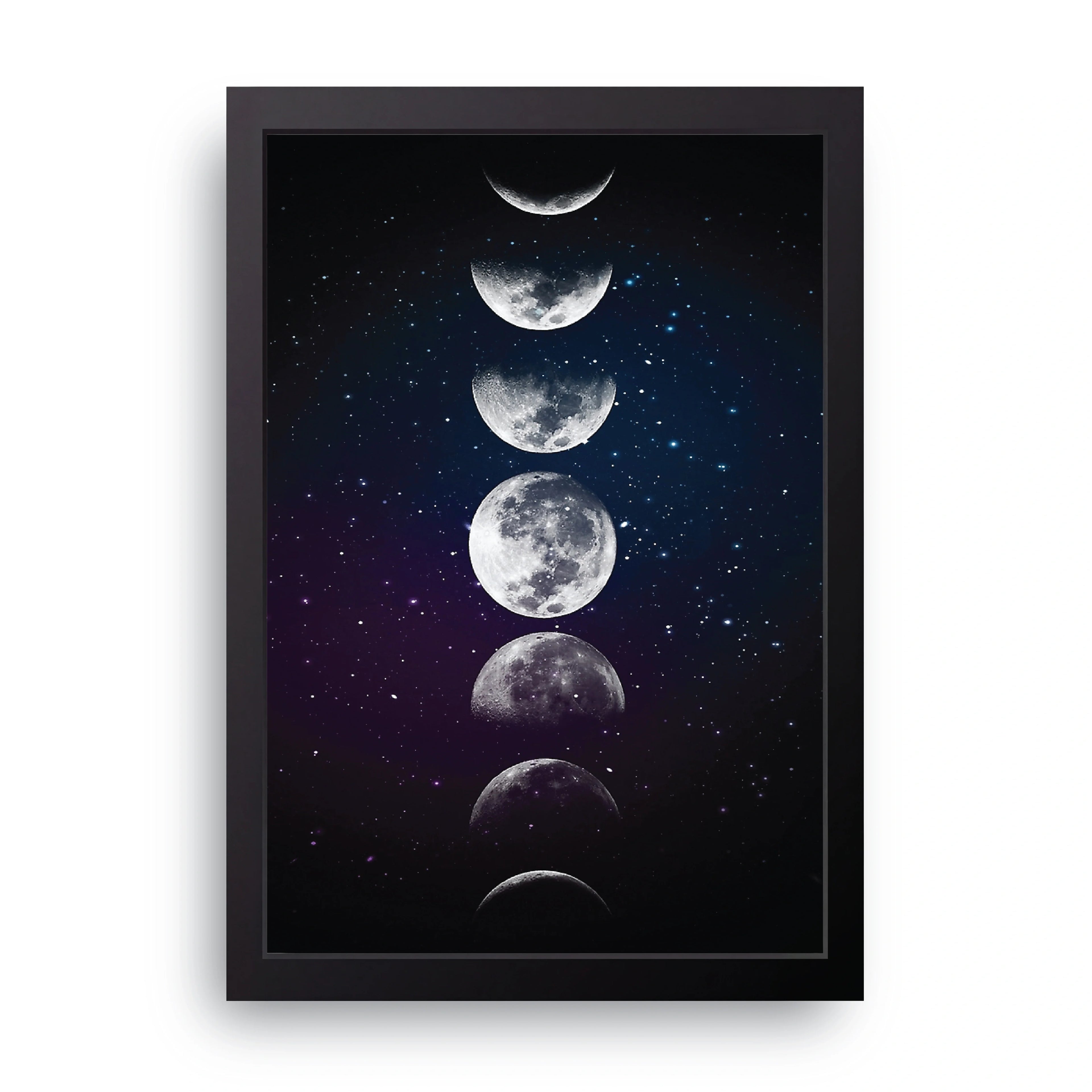 Moon Phases framed wall art print — HIBR