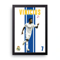 Vinicius Jr framed wall art print — HIBR