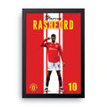 Marcus Rashford framed wall art print — HIBR