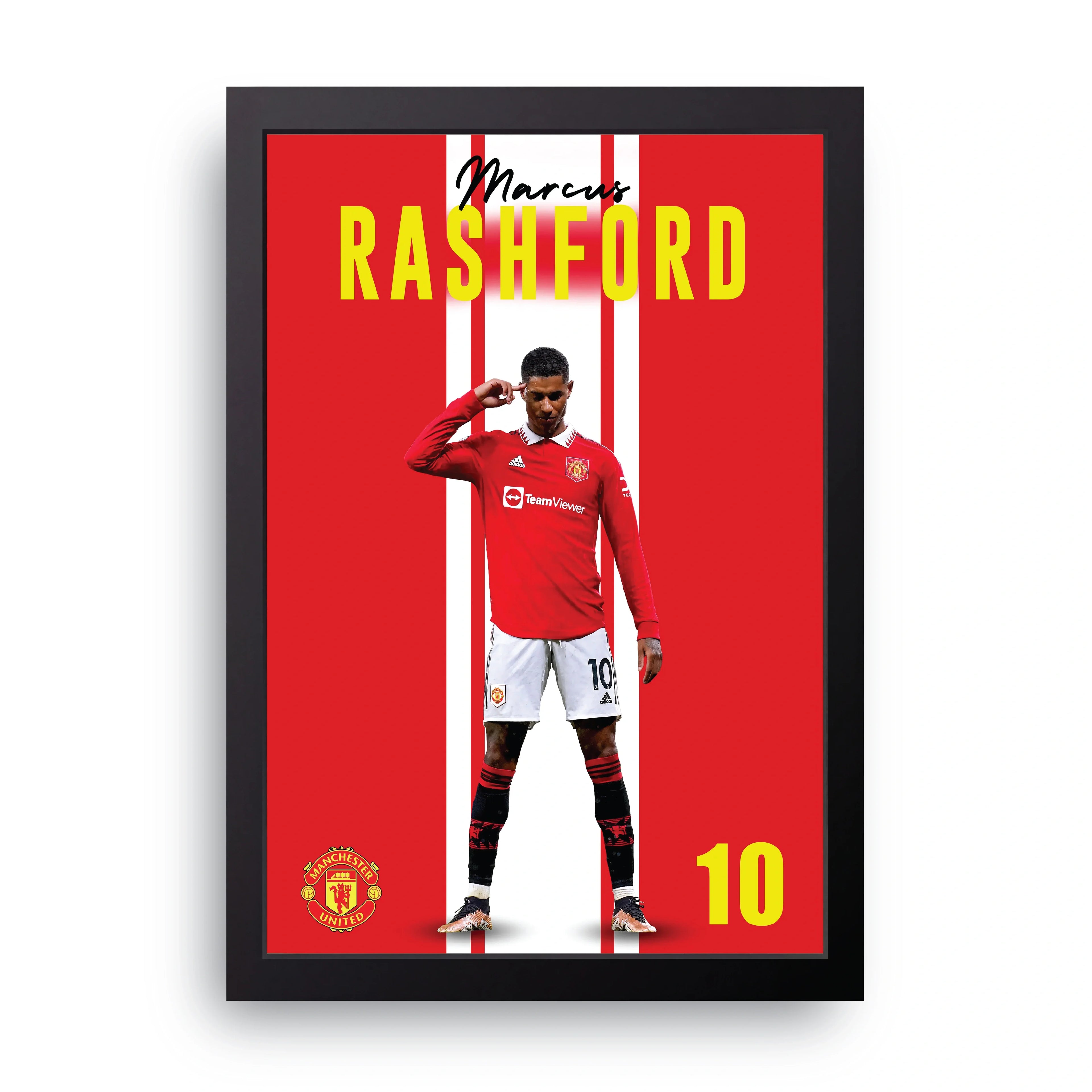 Marcus Rashford framed wall art print — HIBR
