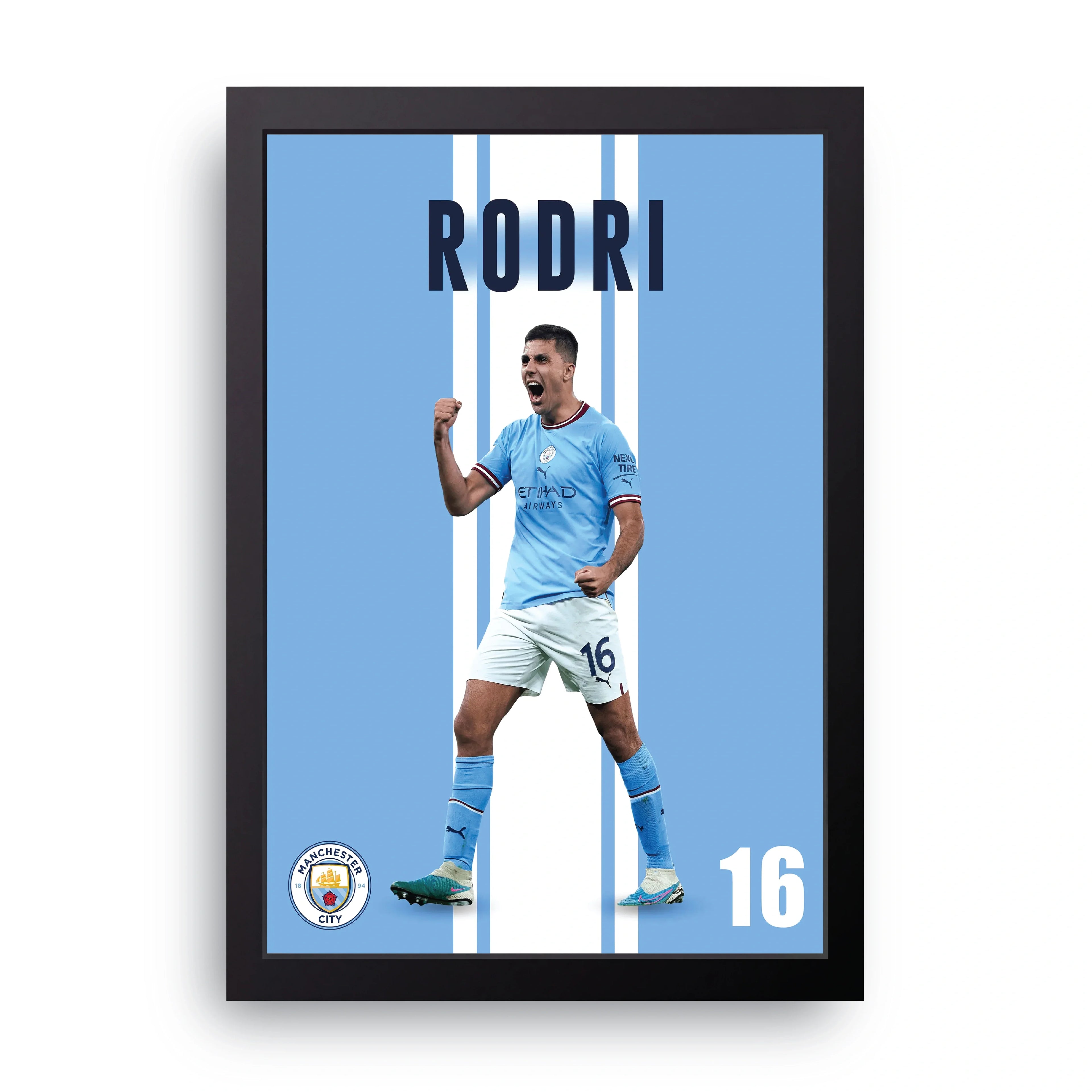 Rodri framed wall art print — HIBR