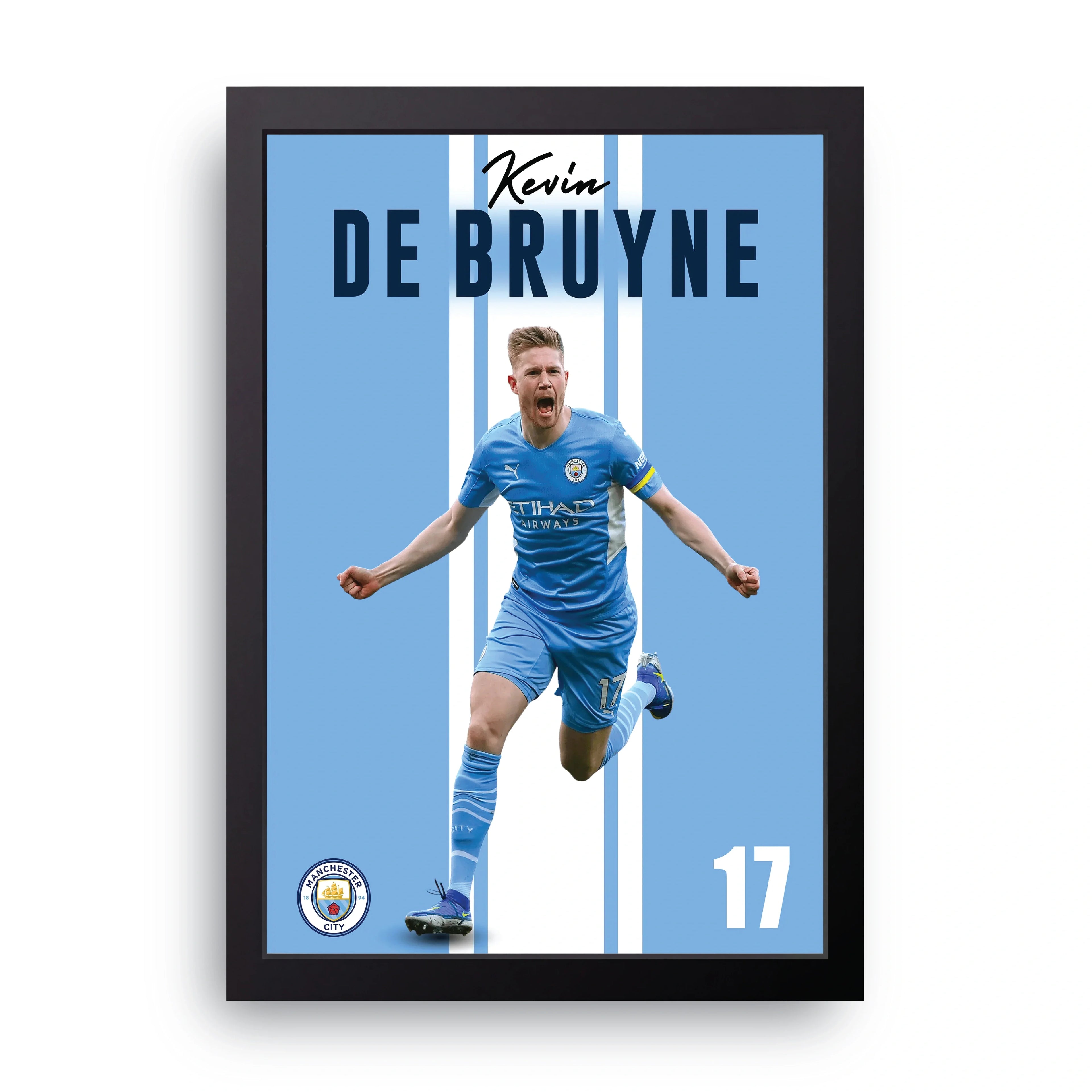 Kevin De Bruyne framed wall art print — HIBR
