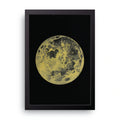 Golden Moon framed wall art print — HIBR