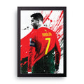 Ronaldo Portugal framed wall art print — HIBR