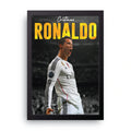 Ronaldo Real Madrid framed wall art print — HIBR