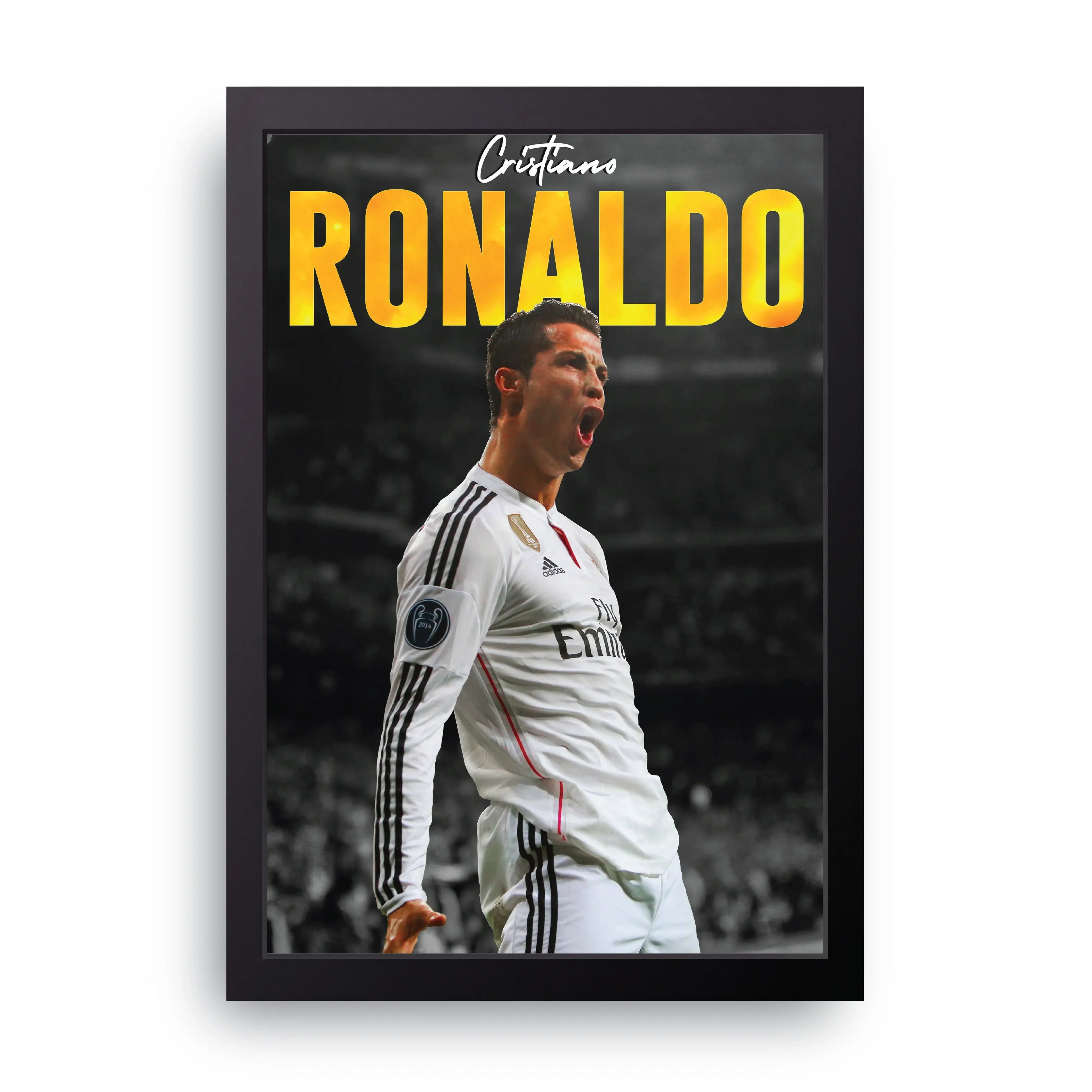 Ronaldo Real Madrid framed wall art print — HIBR