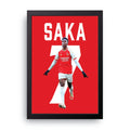 Saka 2 framed wall art print — HIBR