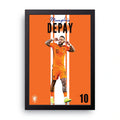 Memphis Depay framed wall art print — HIBR
