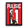 Pulisic framed wall art print — HIBR