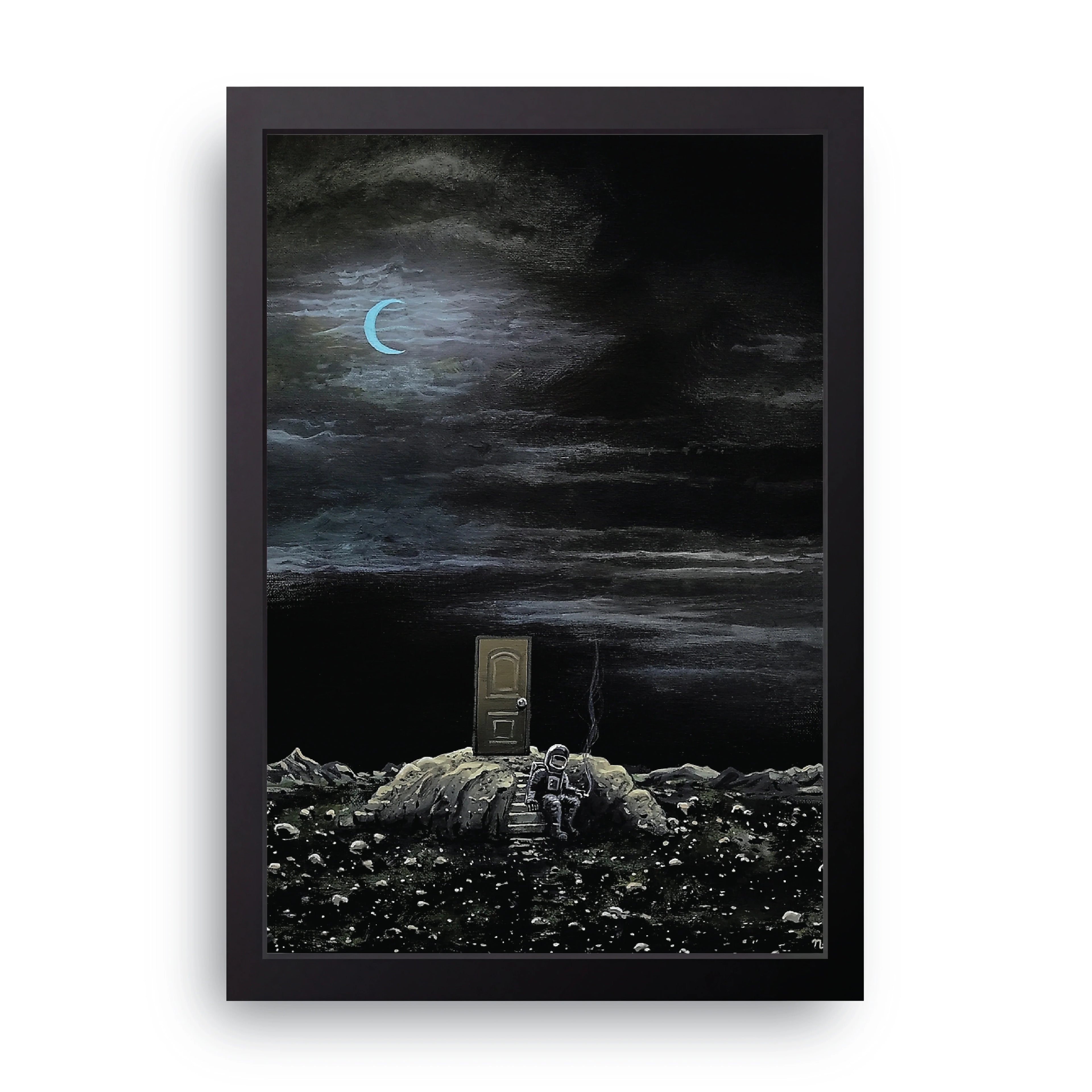 Moon Door framed wall art print — HIBR