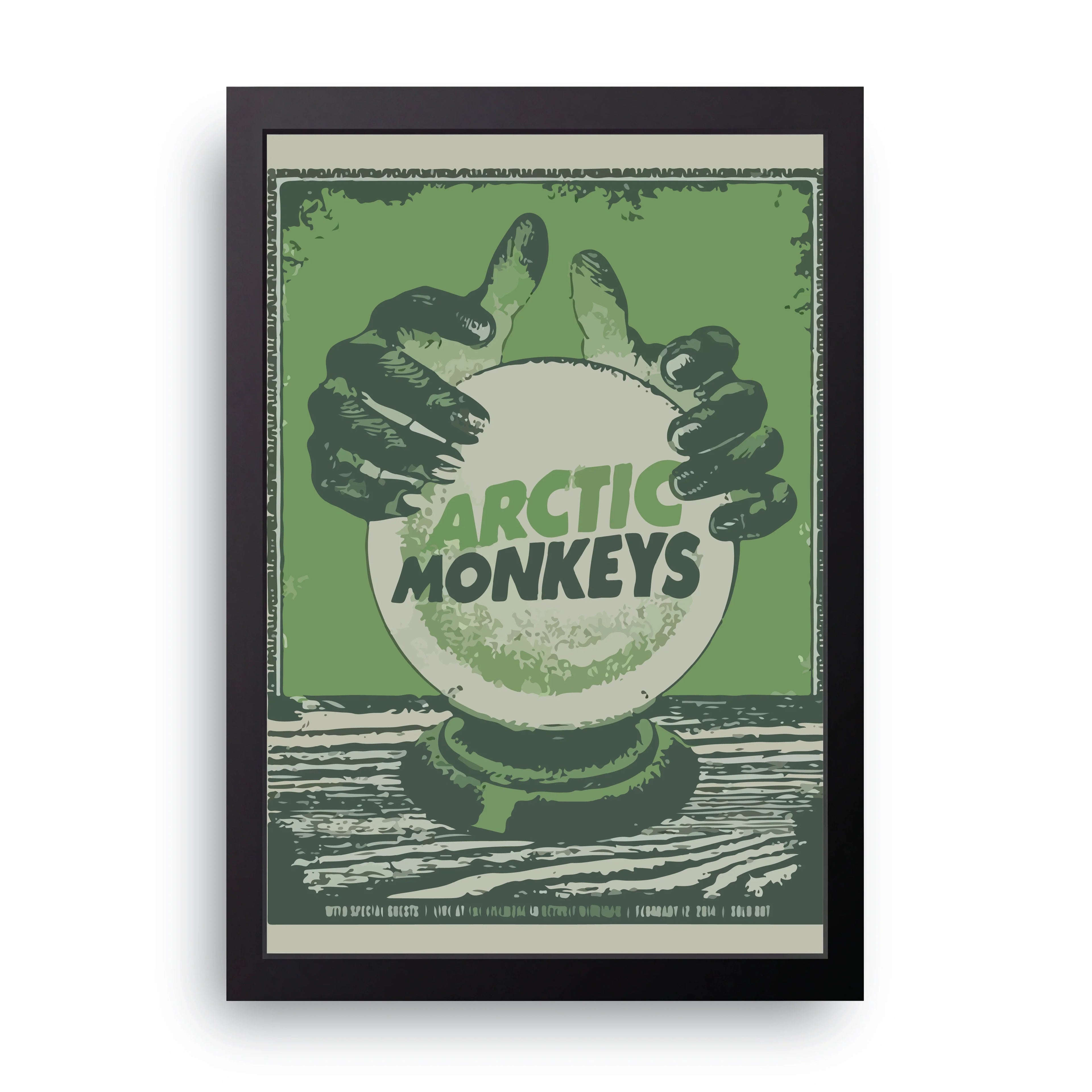 Arctic Monkeys framed wall art print — HIBR