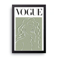 Vogue Woman framed wall art print — HIBR