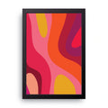 Lava Flow framed wall art print — HIBR