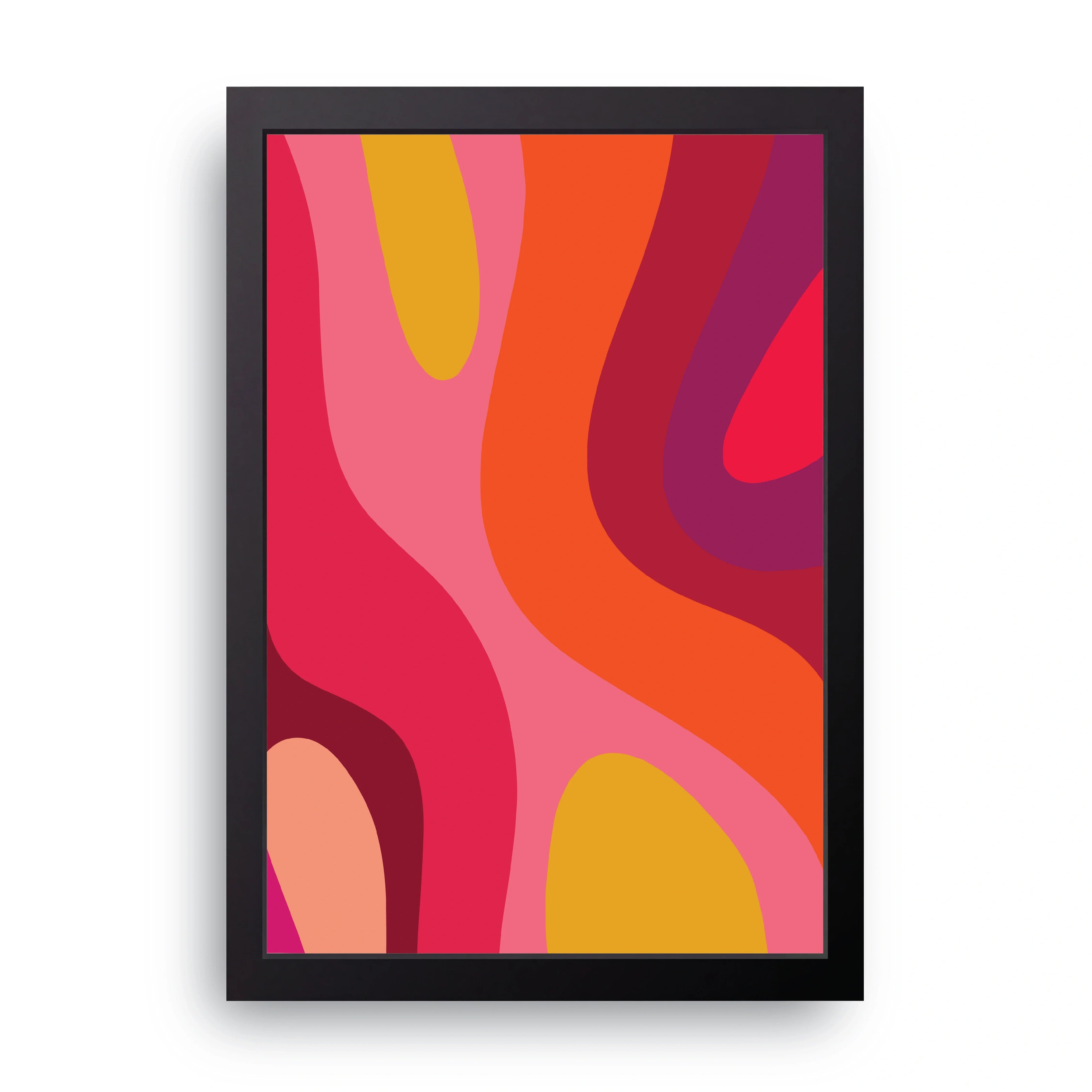 Lava Flow framed wall art print — HIBR