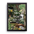 Earth Speaks framed wall art print — HIBR