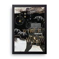 Write It framed wall art print — HIBR