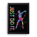Just Do It Gymnast framed wall art print — HIBR