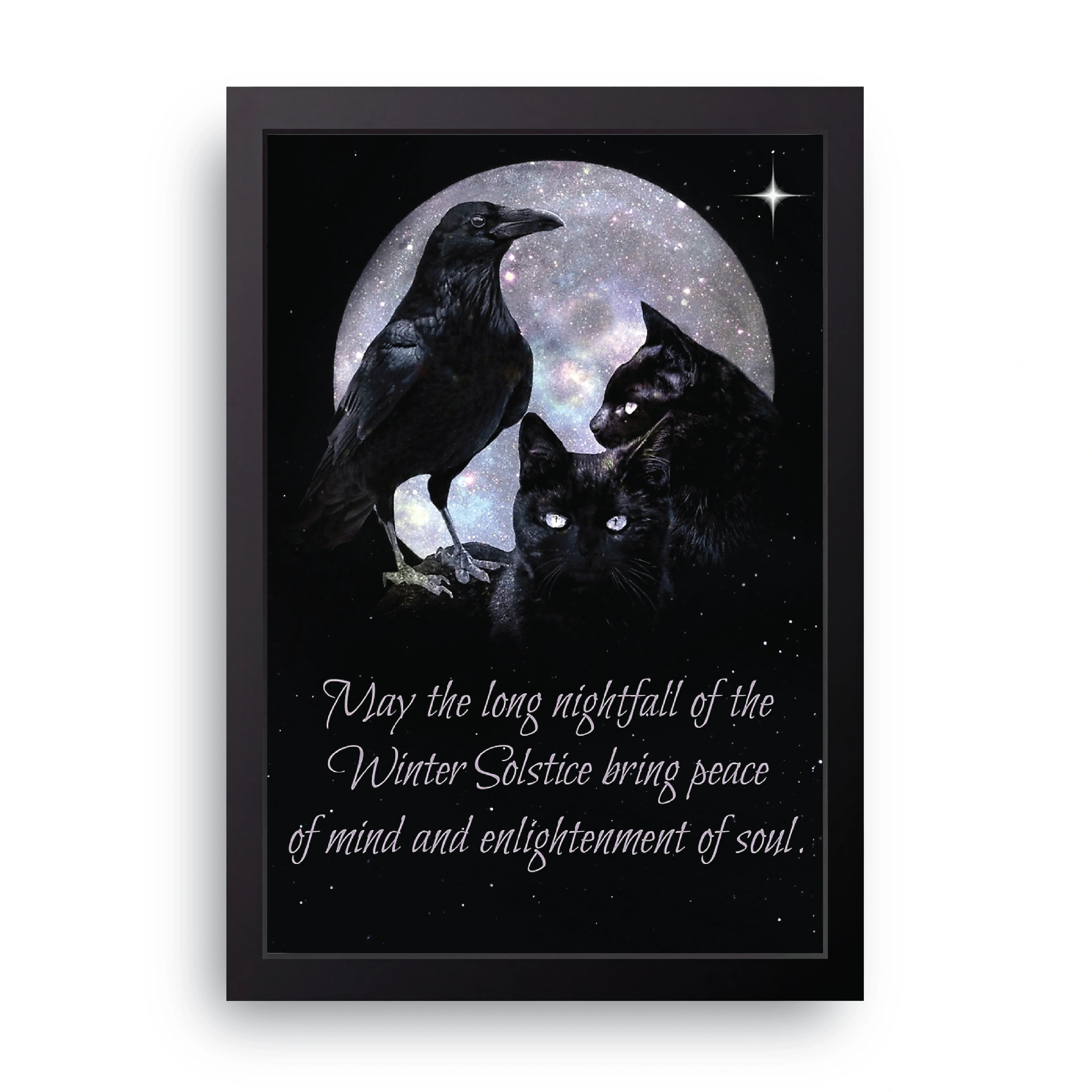 Winter Solstice framed wall art print — HIBR