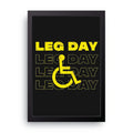 Leg Day framed wall art print — HIBR