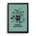 Trust The Progress framed wall art print — HIBR