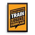 Champions Train framed wall art print — HIBR