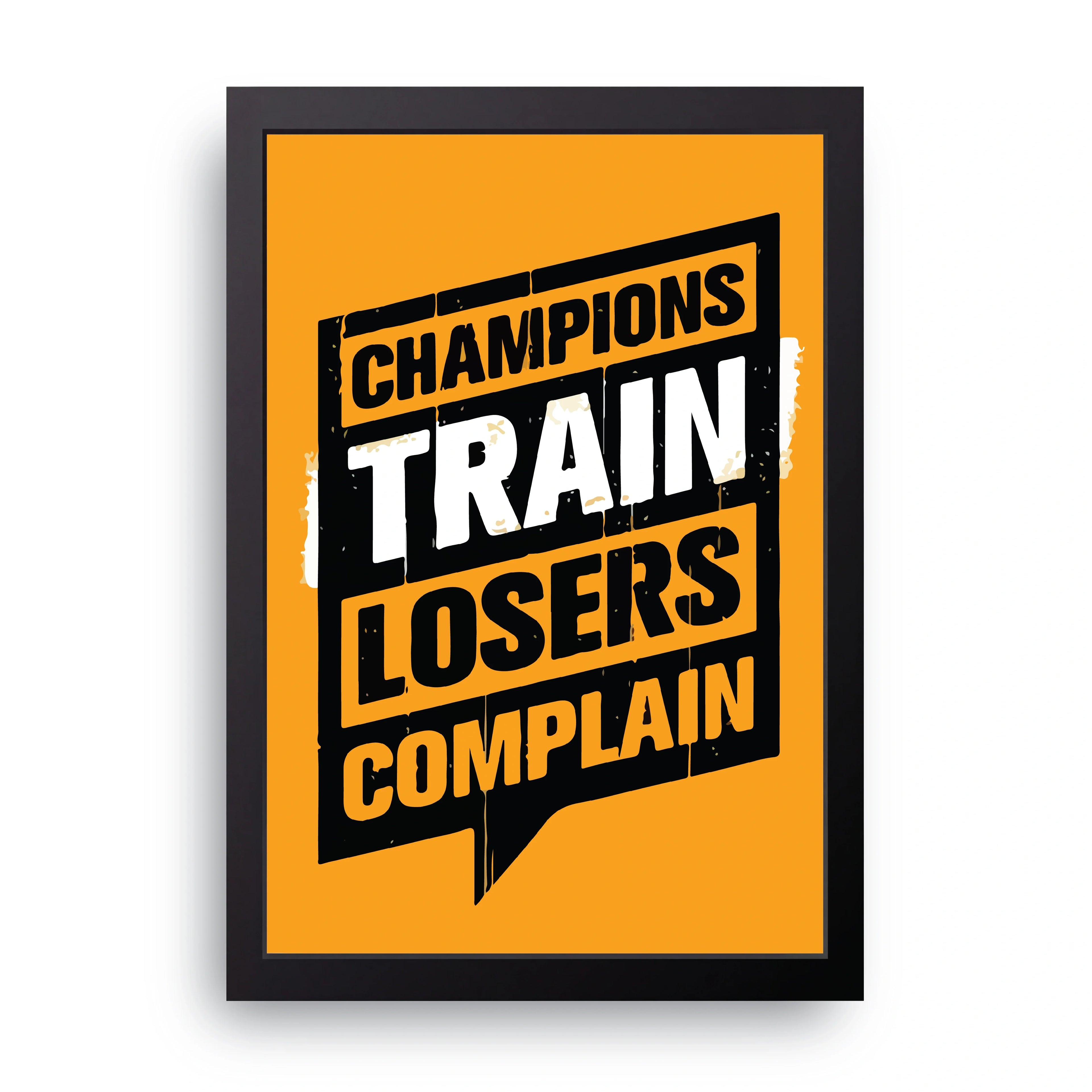 Champions Train framed wall art print — HIBR