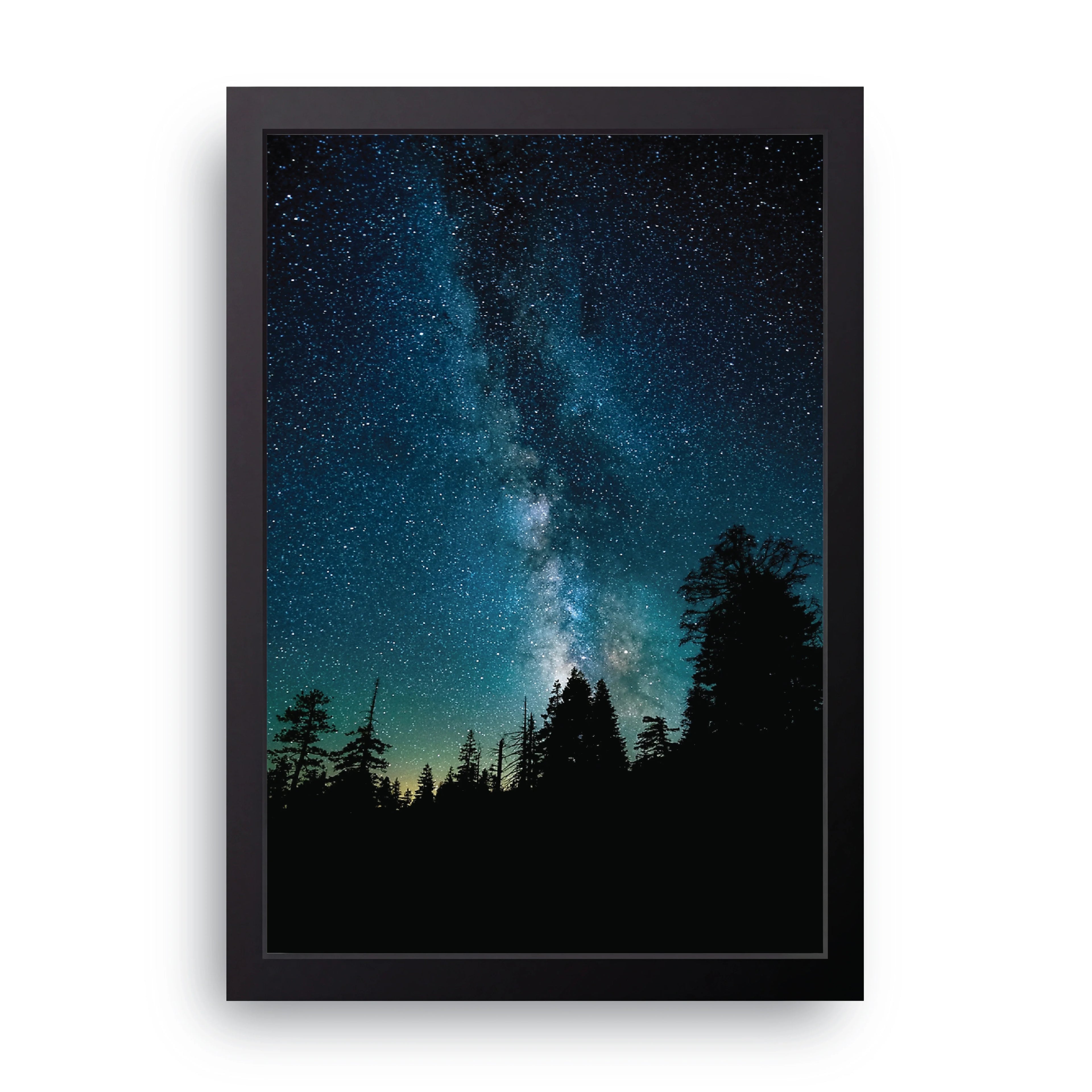Starry Pines framed wall art print — HIBR