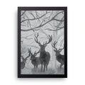 Misty Deer framed wall art print — HIBR