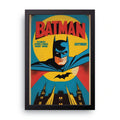 Batman Sunset framed wall art print — HIBR