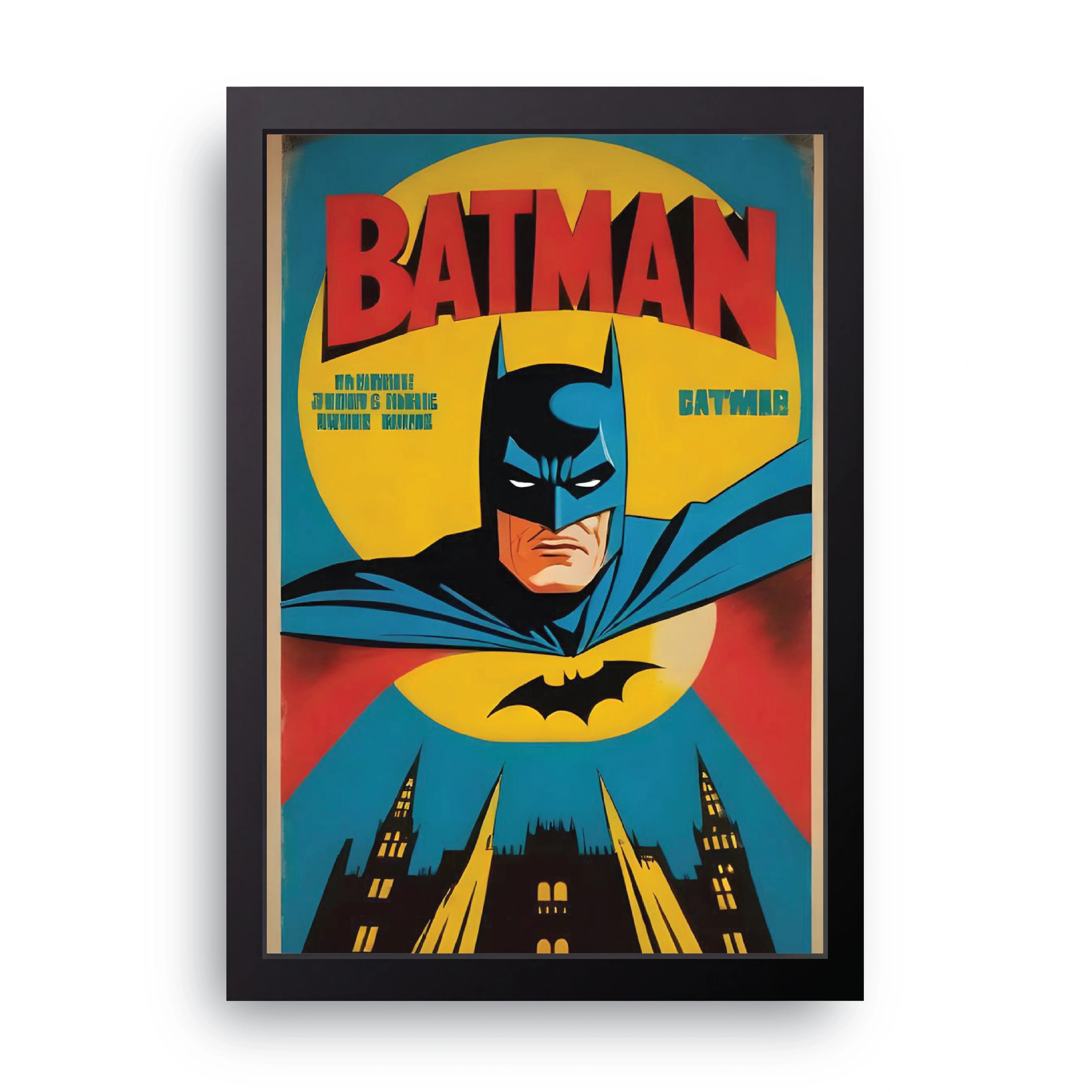 Batman Sunset framed wall art print — HIBR