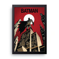 Batman Skyline framed wall art print — HIBR