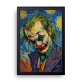 Joker Starry Night framed wall art print — HIBR