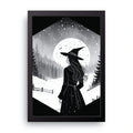 Winter Witch framed wall art print — HIBR