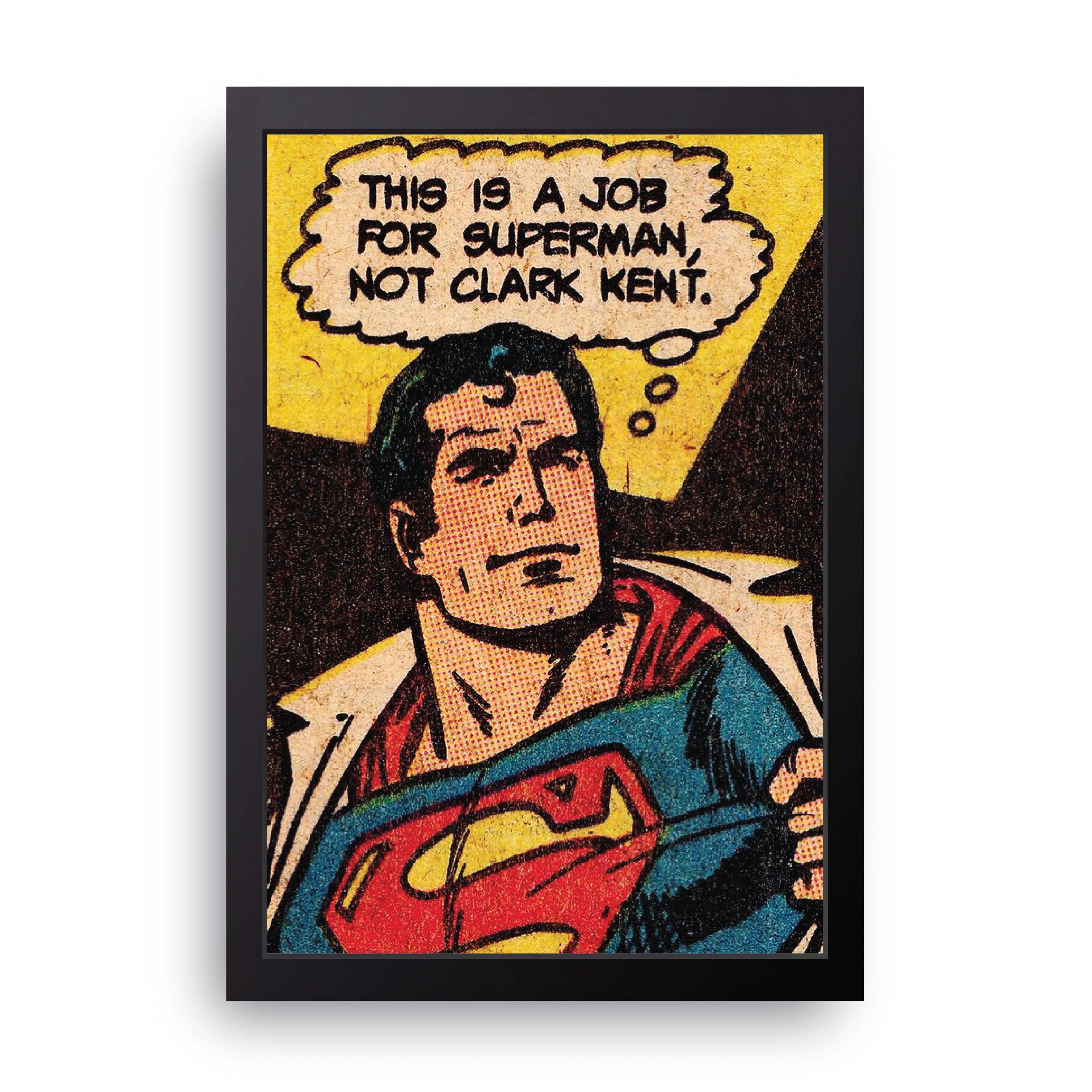 Job For Superman framed wall art print — HIBR