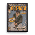 Gotham Comic framed wall art print — HIBR