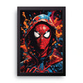 Spider-Man Splash framed wall art print — HIBR