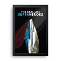 Real Life Superheroes framed wall art print — HIBR
