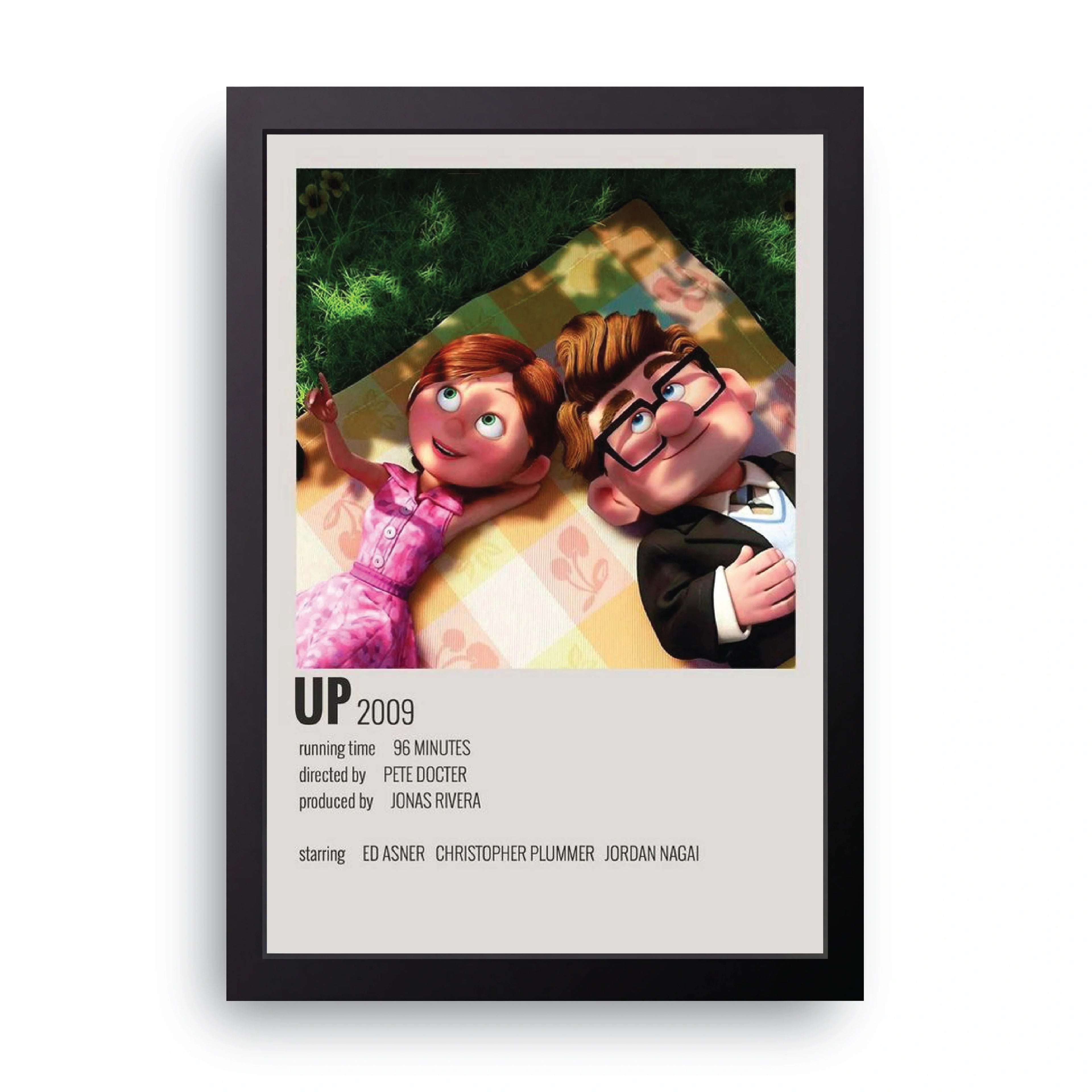 Up framed wall art print — HIBR