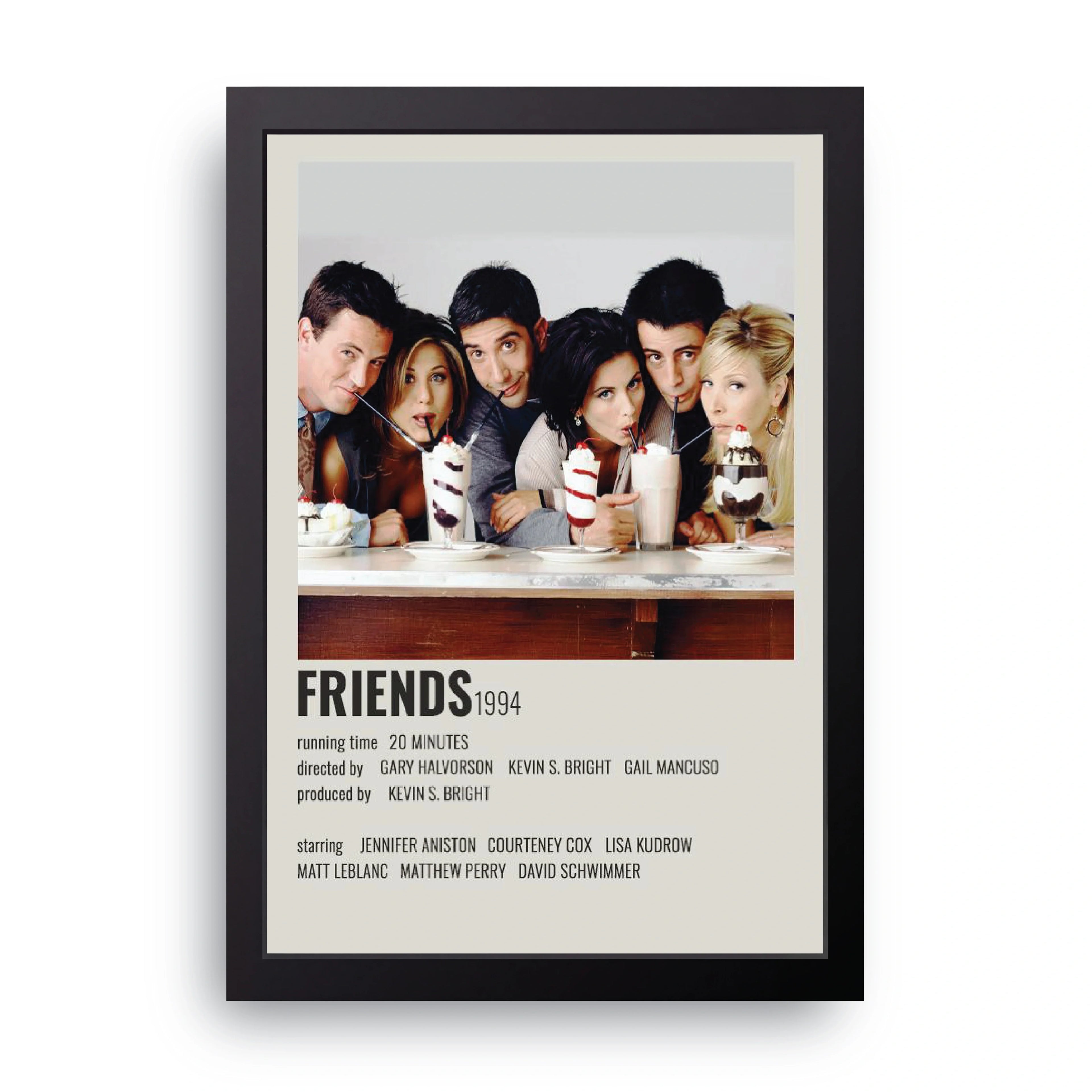 Friends framed wall art print — HIBR