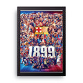 BARCELONA 1899 framed wall art print — HIBR