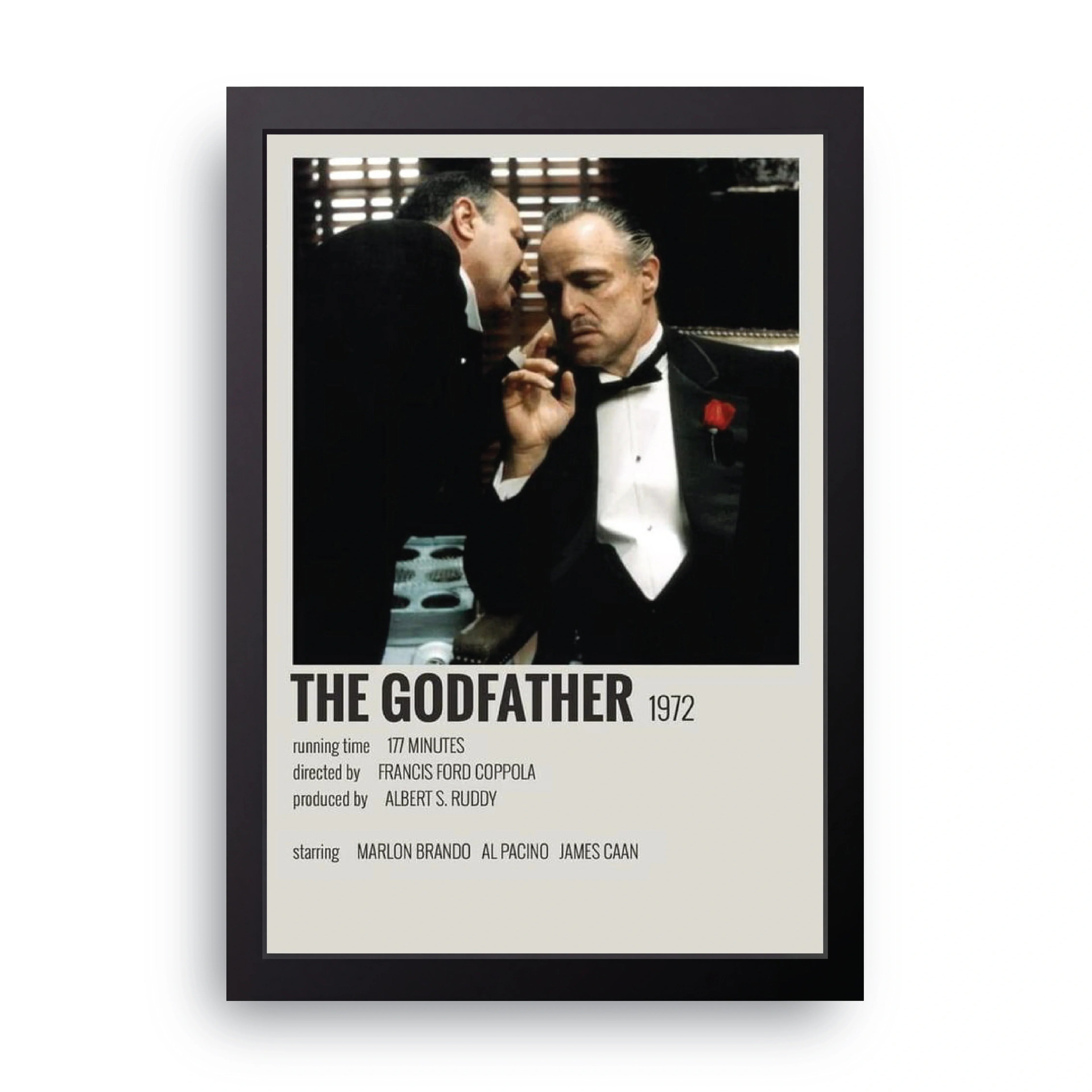 The Godfather framed wall art print — HIBR