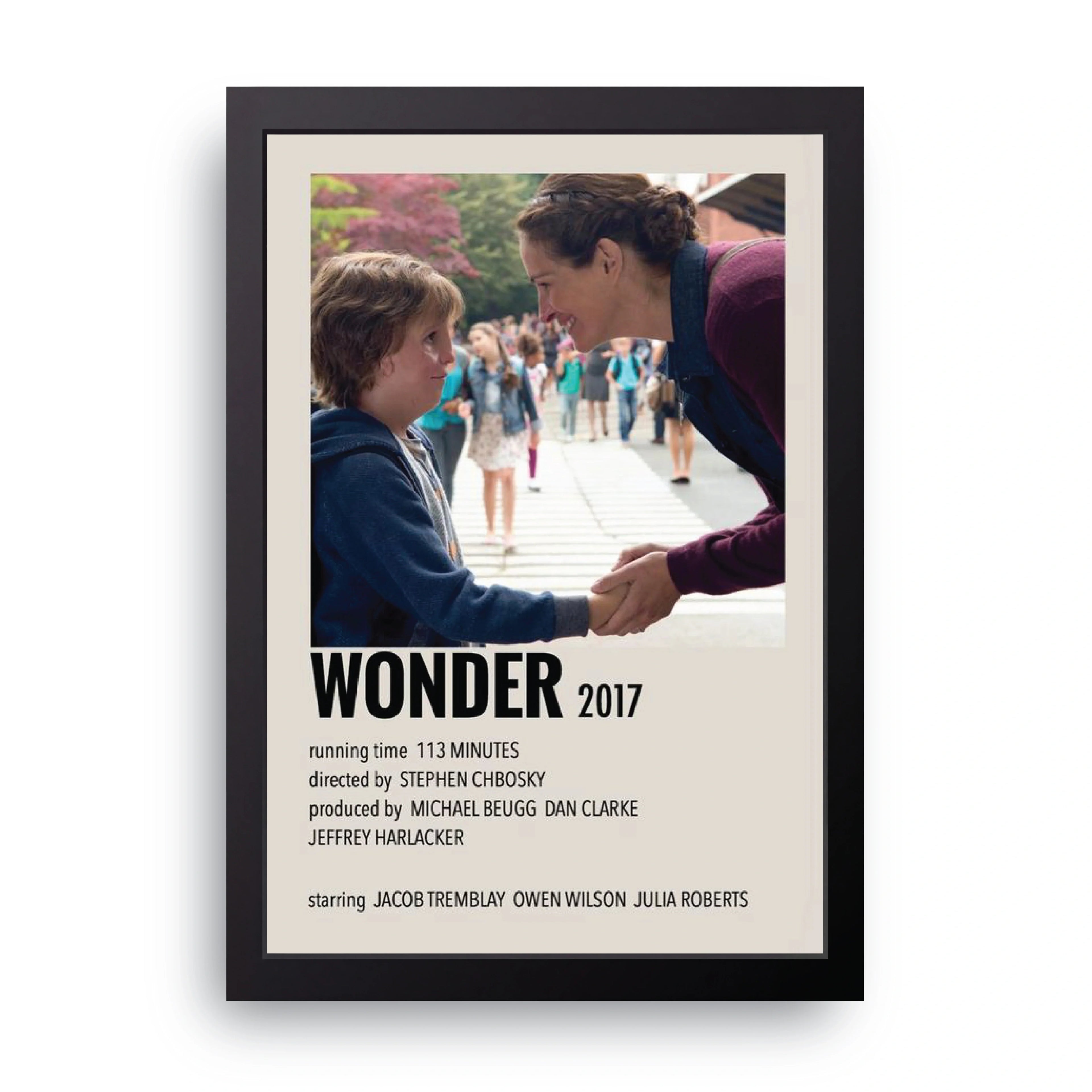 Wonder framed wall art print — HIBR