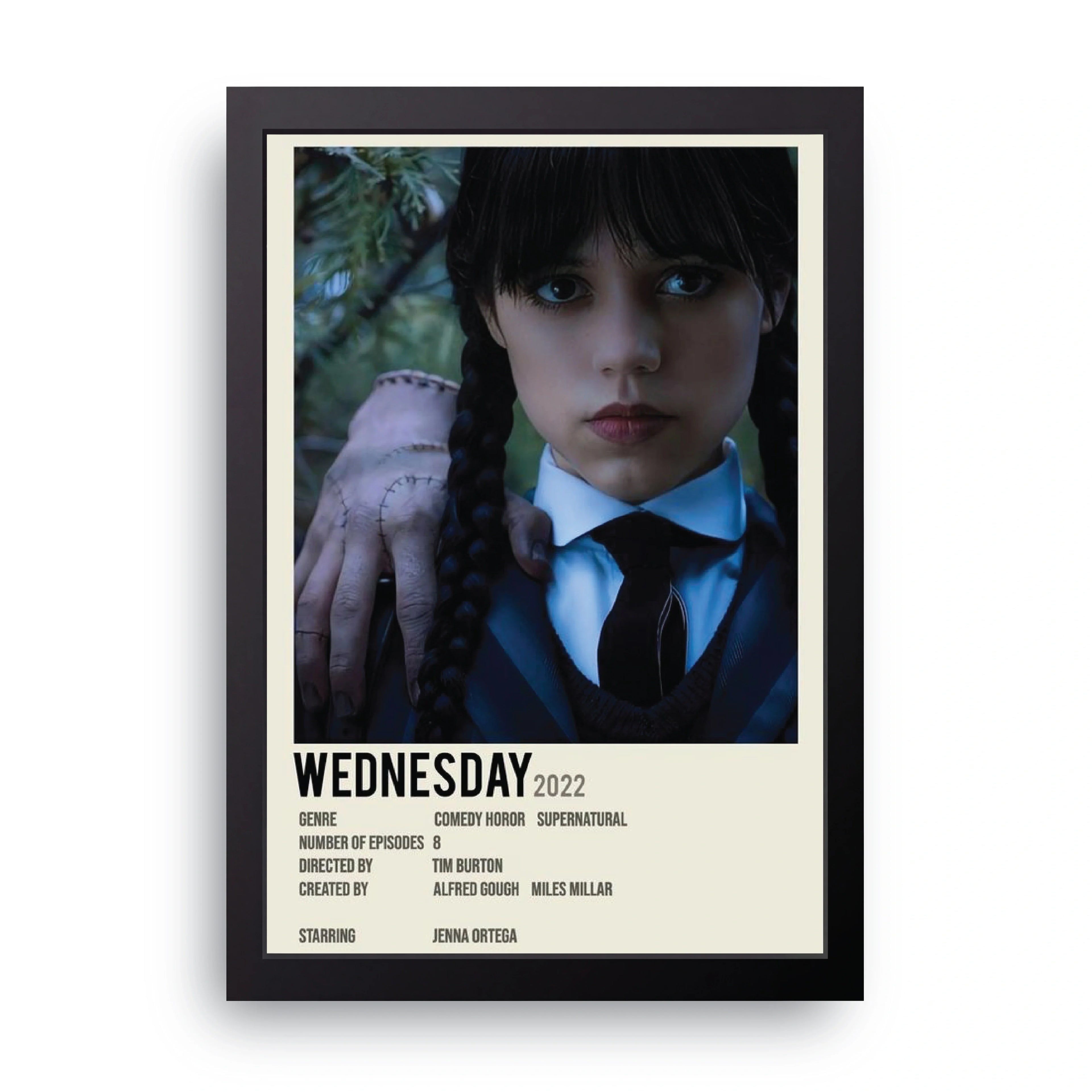 Wednesday framed wall art print — HIBR