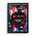 MESSI 10 framed wall art print — HIBR